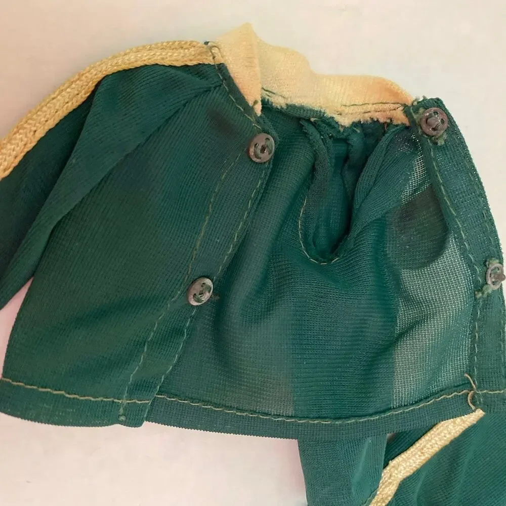 Big Jim Jack Olympic Green Warmup Suit on Shindana Toy Doll OJ Simpson READ FAIR